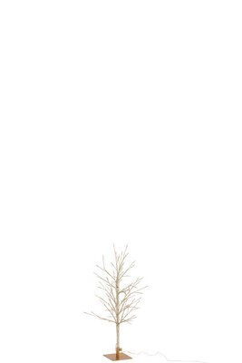 Kale Boom+Led Metaal Goud Small H 59 x B 30 x L 34 cm (27503)