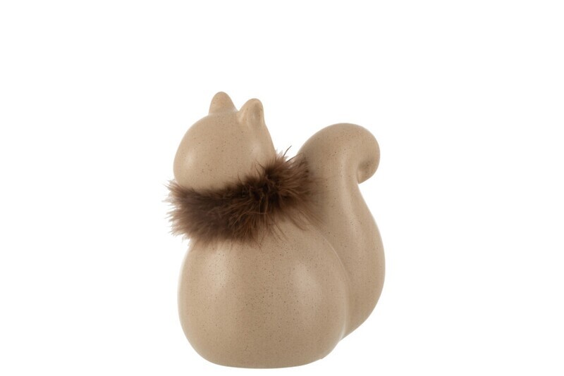 Eekhoorn Keramiek Bruin Large H 20 x B 10 x L 18 cm (16673)