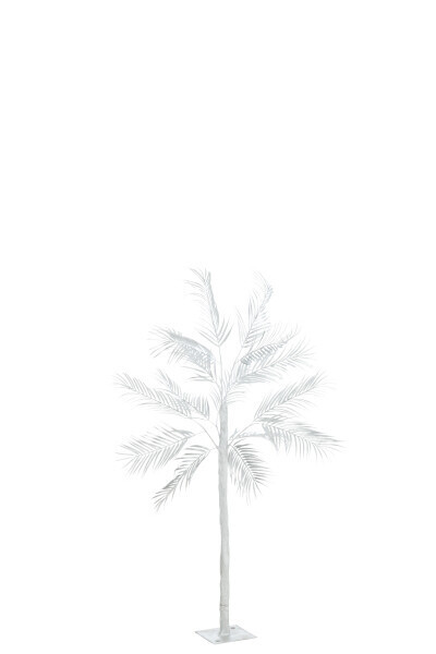 Boom Palm Bladeren 1 Stam Staal Zilver Small H 140 x B 70 x L 70 cm (36817)