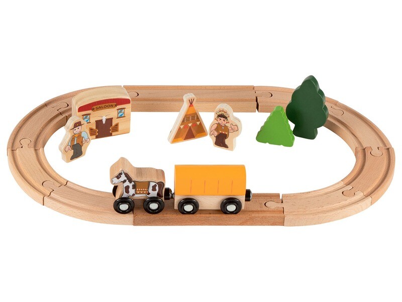 Playtive Houten spoorweg Wilde Westen