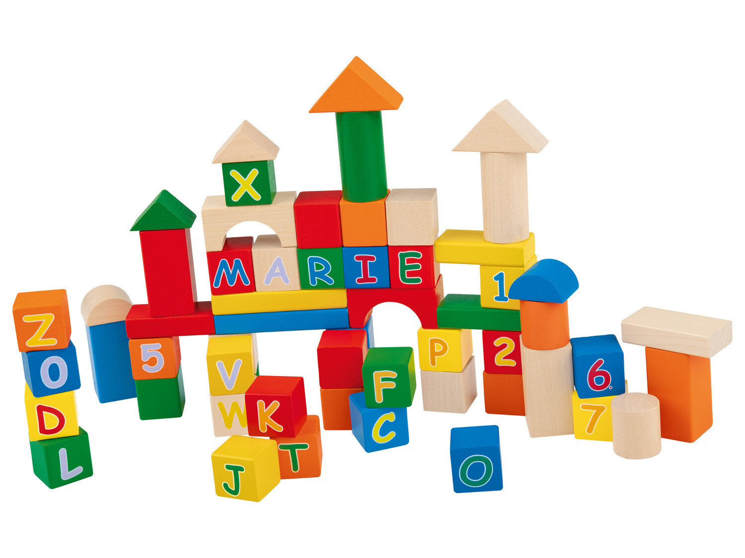 Playtive Trommel met houten speelgoed