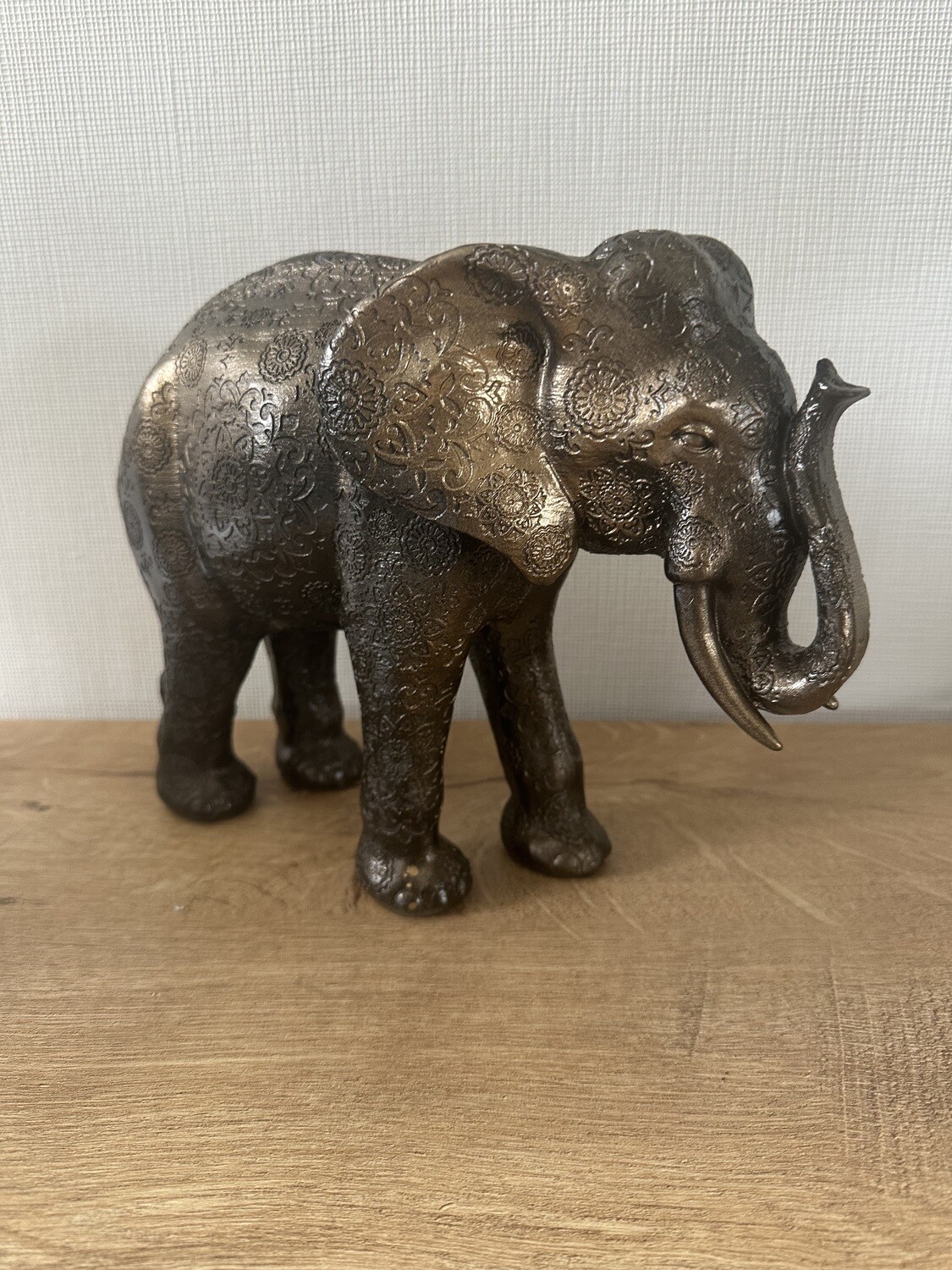 Beeld olifant H 21 x B 13 x L 27 cm