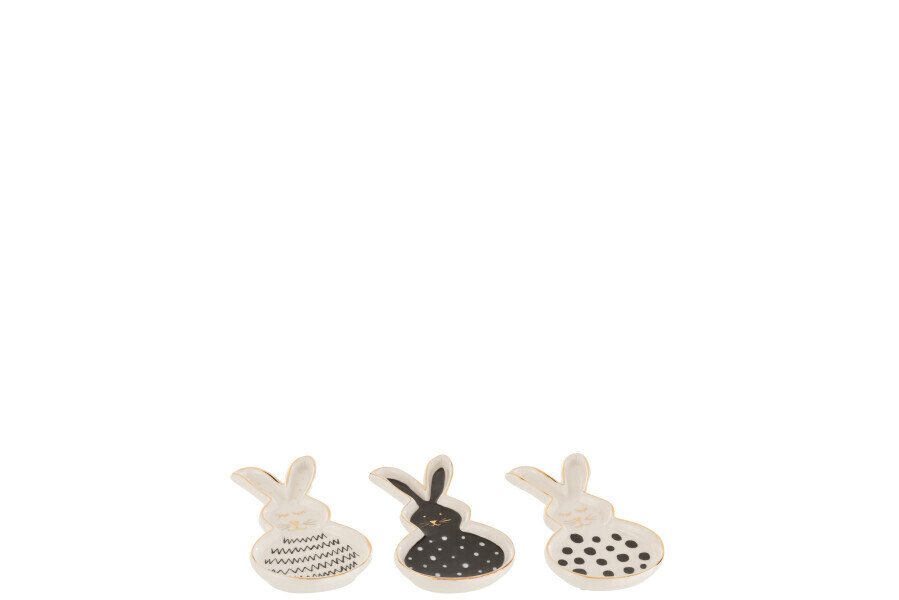 Schaal Konijn Ker Small Assortiment Van 3 H 13,5 x B 2 x L 7 cm
(21428)