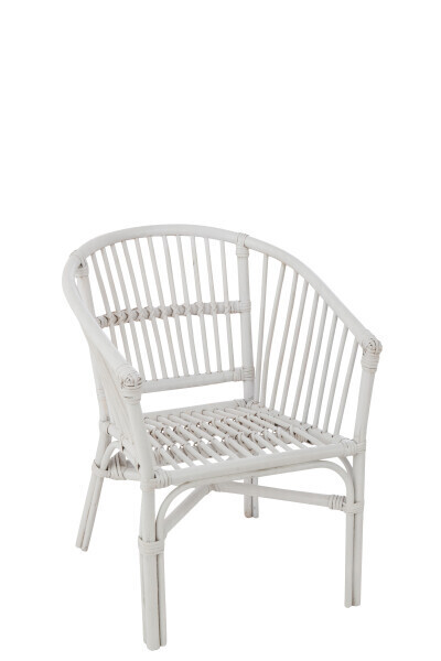 Kinderstoel Filou Rotan Wit H 52 x B 44 x L 41 cm (11250)