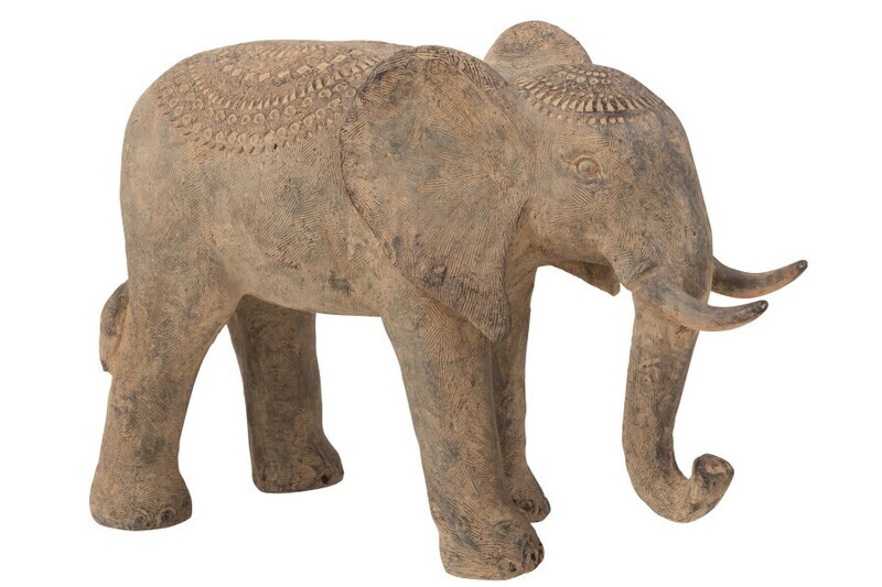 Elephant Magnésium/Argile Beige H 55 x L 301 x L 82 cm (15305)