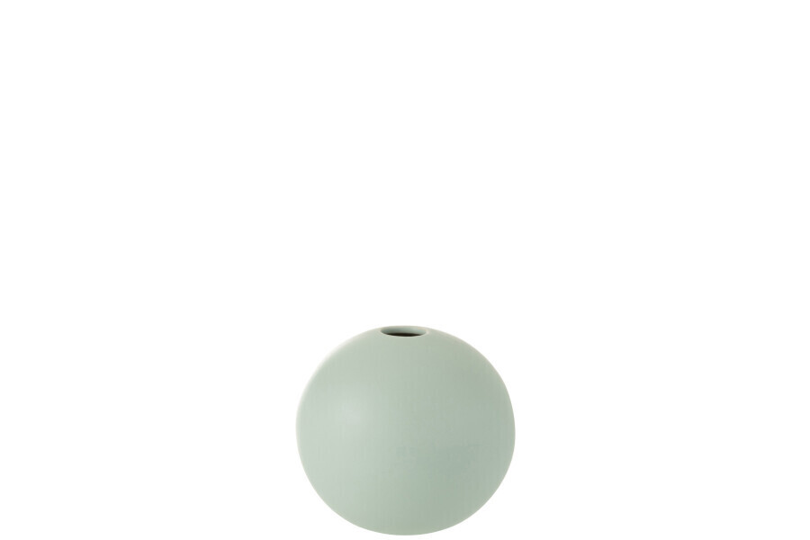 Vaas Bol Keramiek Mat Pastel Groen Small H 11 x B 12 x L 12 cm (1102)