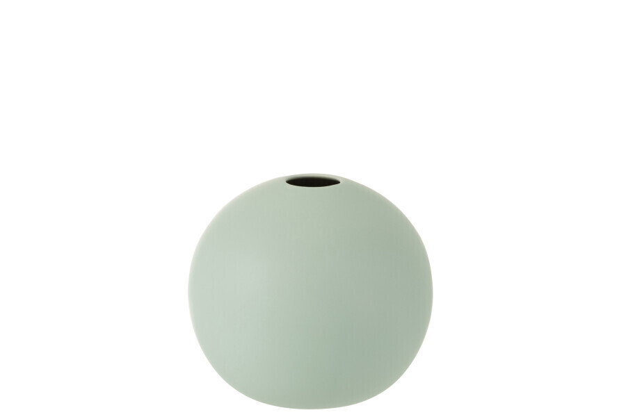 Vaas Bol Keramiek Mat Pastel Groen Medium H 18 x B 18 x L 18 cm (1103)