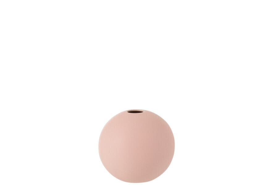Vaas Bol Keramiek Mat Pastel Roze Small H 11 x B 12 x L 12 cm  (1112)