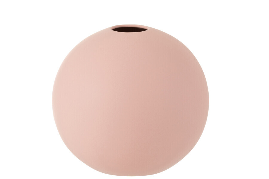 Vaas Bol Keramiek Mat Pastel Roze Large H 23,5 x B 25 x L 25 cm (1114)