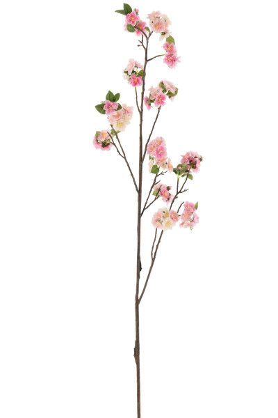 Blossom Branch Plastique Rose/Marron Grand (12502)