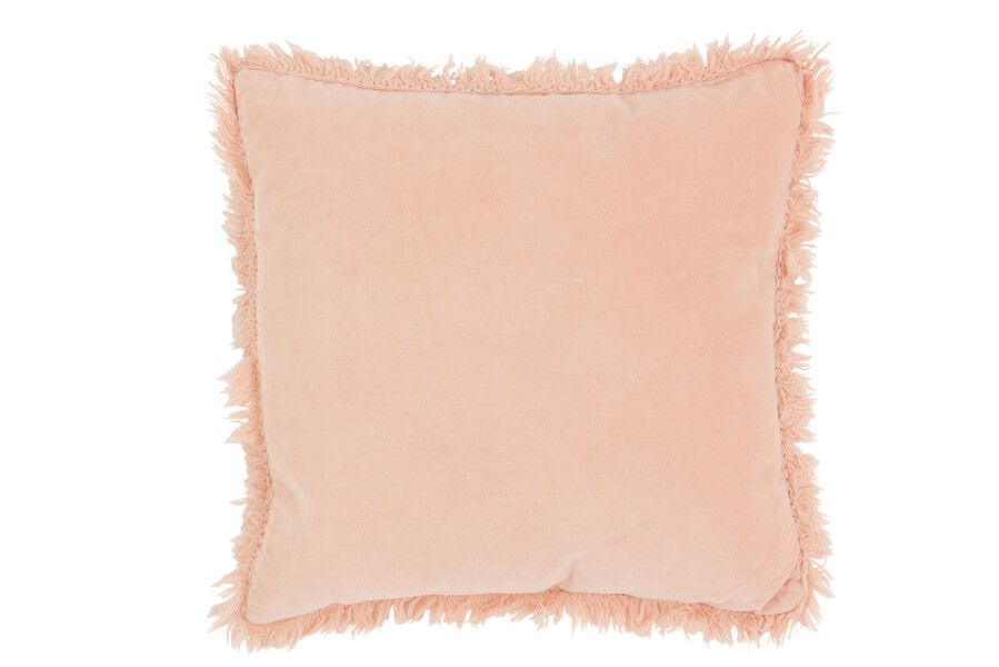 Kussen Boord Lang Katoen/Linnen Roze H 4 x B 45 x L 45 cm (12866)