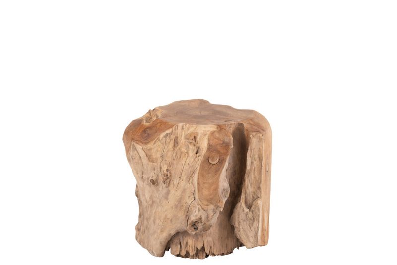 Krukje Raoul Teak Hout Naturel H 40 x B 35 x L 39 cm  (20976)