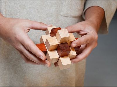 Cayro - Puzzle Diamant Diamant - Bois - Casse-tête - 10x10 CM