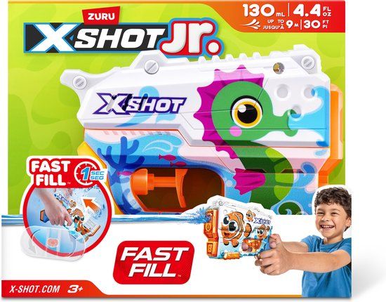 ZURU - XSHOT - Junior Fast-Fill Water Blaster - Waterpistool - 130ml