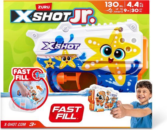 ZURU - XSHOT - Pistolet à eau junior à remplissage rapide - Pistolet à eau - 130 ml