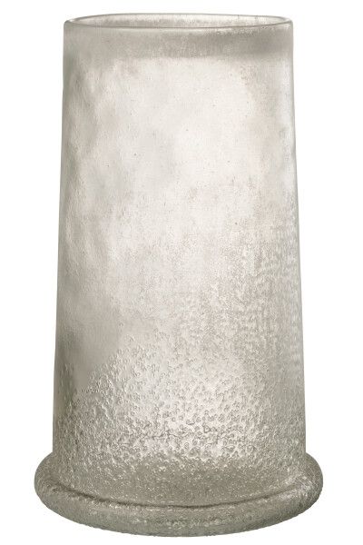 Lanterne en verre à sucre blanc extra large (45058)