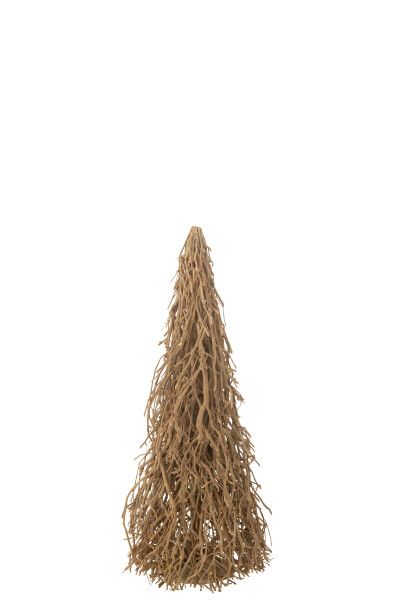 Kerstboom Theeboomhout Naturel Medium H 120 x B 47 x  L 47 cm (45022)