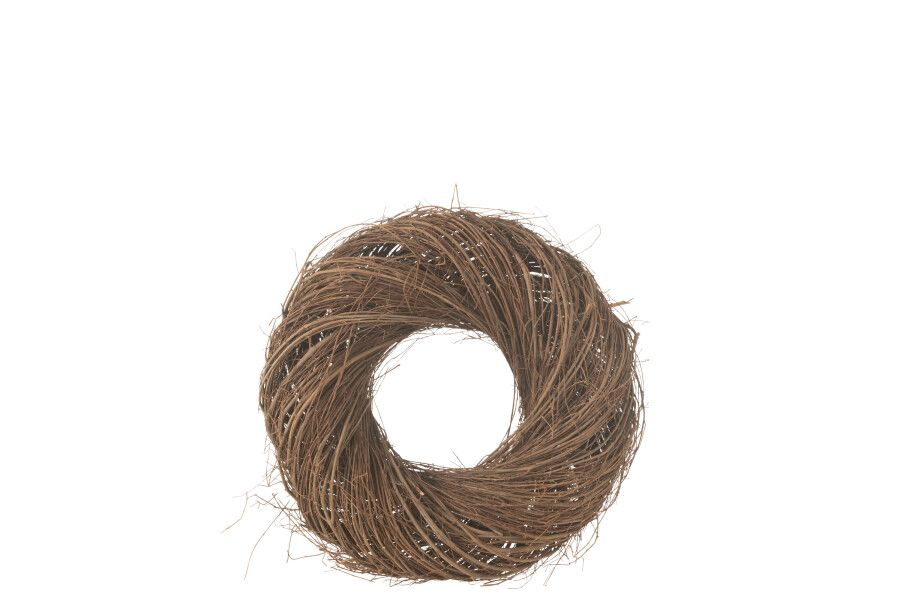 Krans Rond Twijg Willow Naturel Small H 10 x B 40 x L 40 cm (45027)