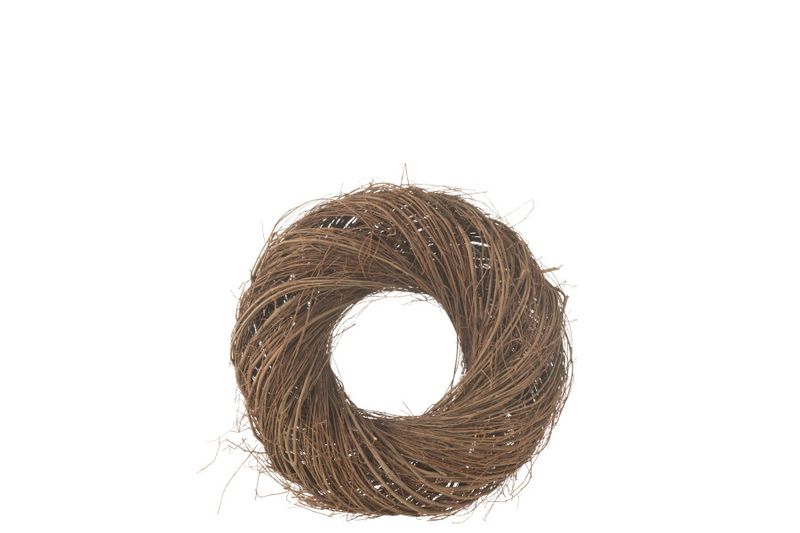 Krans Rond Twijg Willow Naturel Small H 10 x B 40 x L 40 cm (45027)
