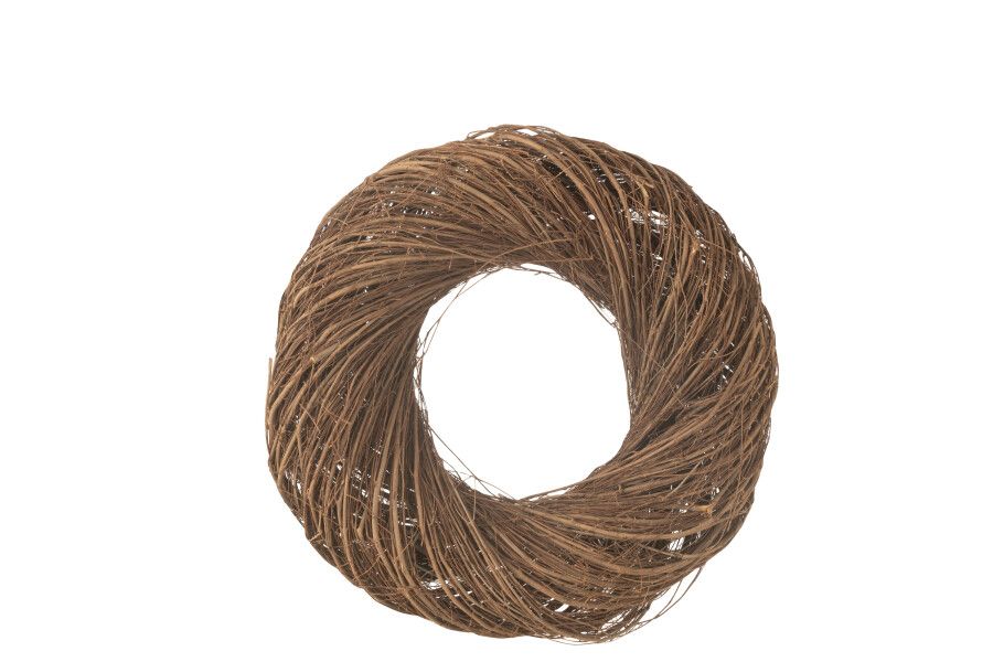 Krans Rond Twijg Willow Naturel Medium H 13 x B 50 x L 50 cm  (45028)