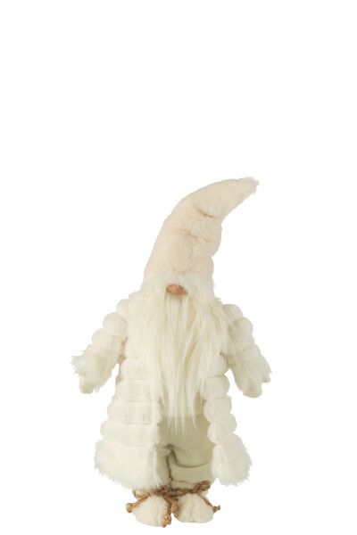 Kabouter Gewatteerde Jas Textiel Creme/Bruin Small H 64 x B 18 x L 25 cm (45565)