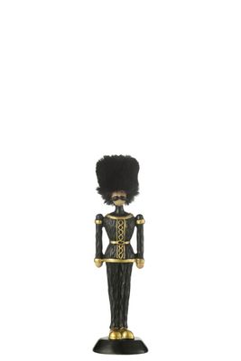 Notenkraker Bont Hoed Resin Zwart Small H 19 x B 6 x L 5 cm (45594)