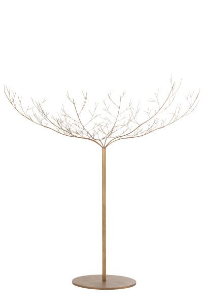 Boom Metaal Goud Groot H 250 x B 255 x L 255 cm (45907)