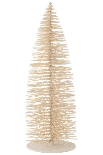 Kerstboom Decoratief Glitter Hout Wit Extra Large h 140 x B 50 x L 50 cm   (47043)