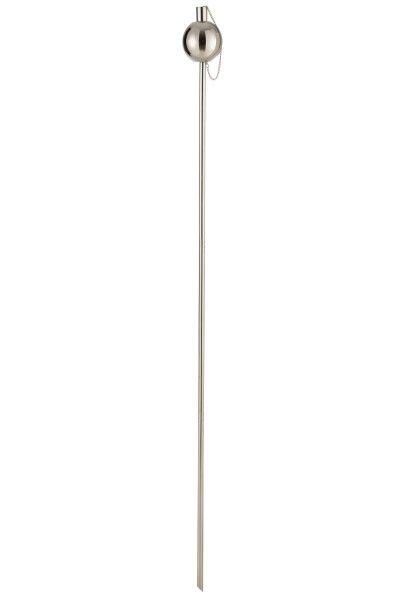 Tuinfakkel Bol Stainless Steel Zilver H 150 x B 10 x L 10 cm  (23785)