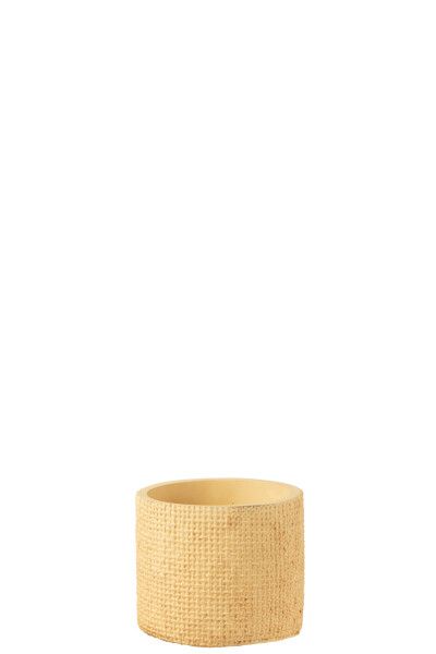 Bloempot Sunny Cement Beige Extra Small H 11,5 x B 13,5 x L 13,5 cm (20301)