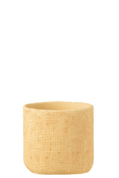 Bloempot Sunny Cement Beige Medium H 18 x B 20 x L 20 cm (20303)