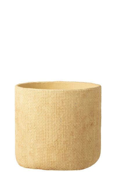 Bloempot Sunny Cement Beige Large H 23,5 x B 26  L 26 cm (20304)