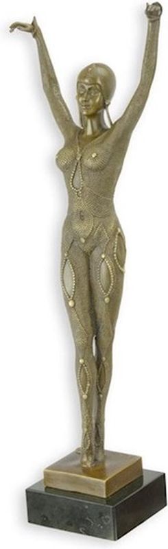 A BRONZE SCULPTURE CALLED DOURGA". (DC-32)