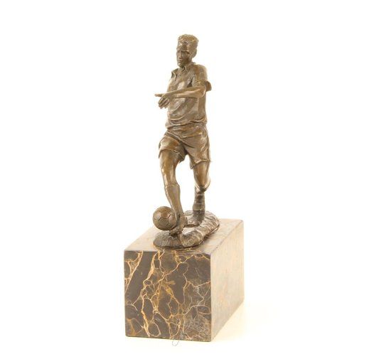 Bronzen beeld van een voetballer  (DSSL-27)