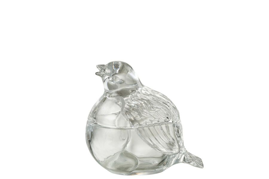 Pot Duif Glas Transparant (30662)
