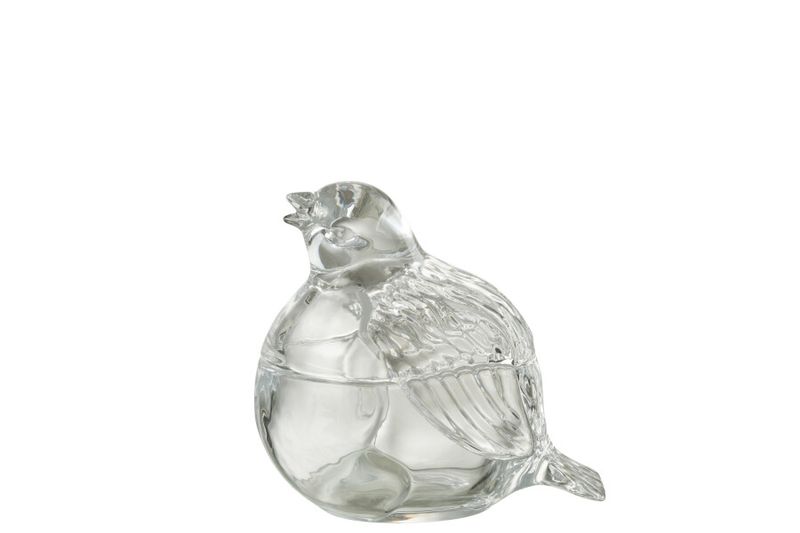 Pot Duif Glas Transparant (30662)