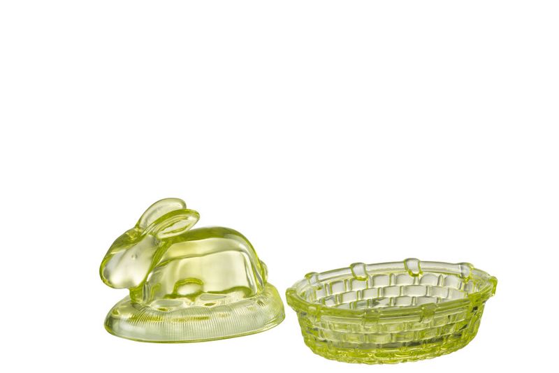 Pot Konijn Glas Groen (30670)