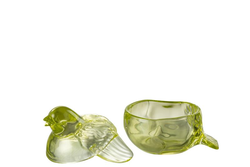 Pot Pigeon Verre Vert (30671)