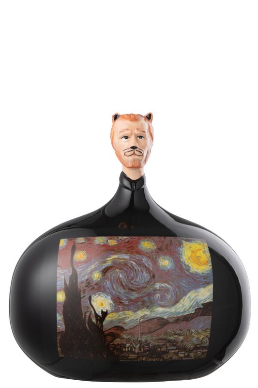 Les Chartistes Figuur Geïnspireerd Door De Sterrennacht Groot H 22 x B 15,5 x L 20 cm  (44813)