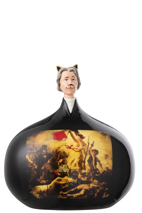 Les Chartistes Figuur Geïnspireerd Door De Vrijheid Leidt Het Volk Groot H 22 x B 15,5 x L 20 cm  (44812)