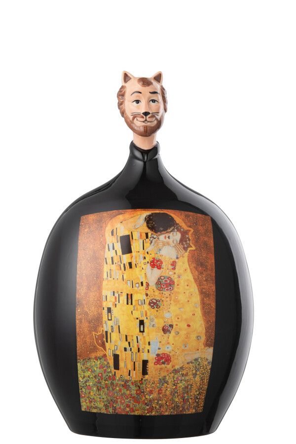 Les Chartistes Figuur Geïnspireerd Door De Kus Groot H 26 x B 15 x L 16,5 cm  (44818)