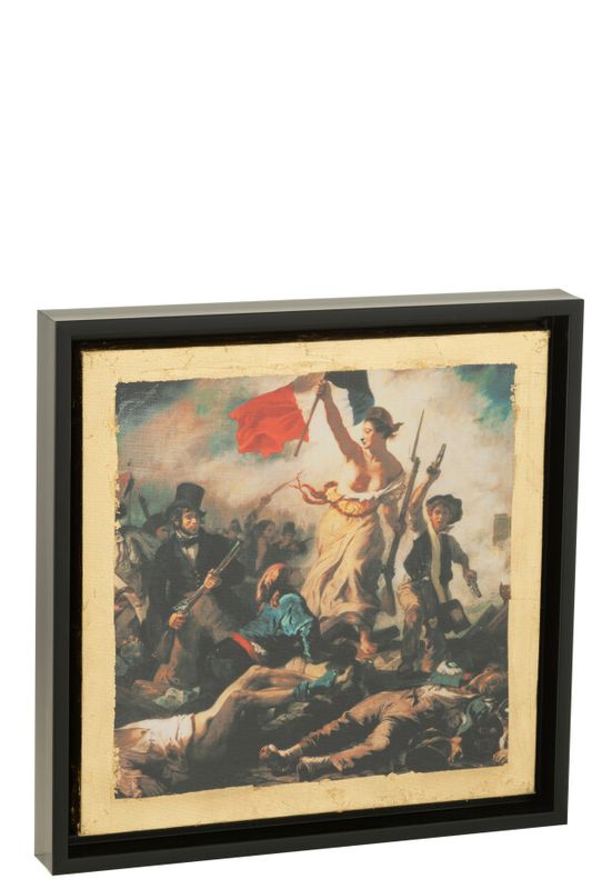 Les Chartistes Afdruk Geïnspireerd Door De Vrijheid Leidt Het Volk H 34 x B 4 x L 34 cm (44842)