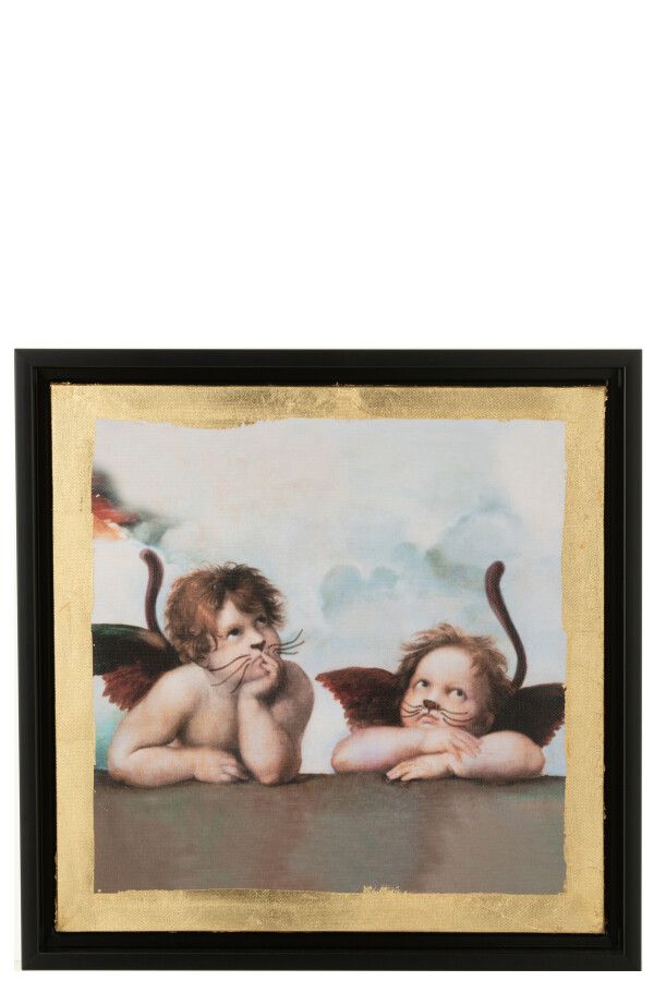 Les Chartistes Afdruk Geïnspireerd Door De Cherubs H 34 x B 4 x L 34cm (44844)