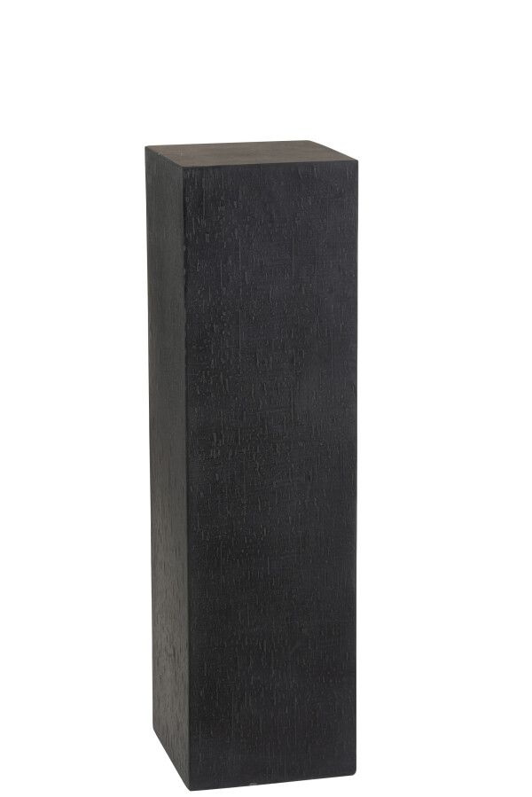 Zuil Rechthoek Hoog Klei Zwart Medium H 101,5 x B 28 x L 28 cm  (3293)