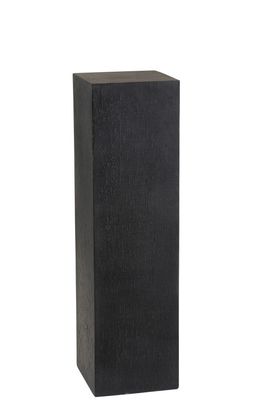 Zuil Rechthoek Hoog Klei Zwart Medium H 101,5 x B 28 x L 28 cm  (3293)