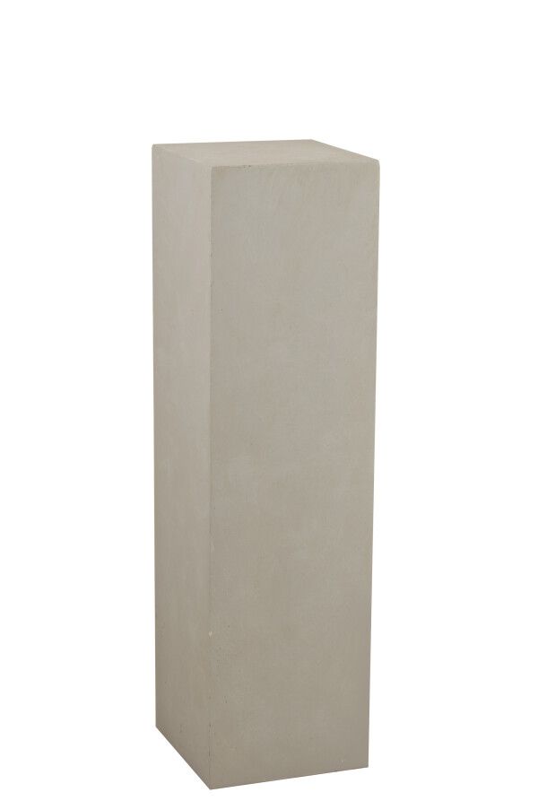 Zuil Rechthoek Hoog Klei Beige Medium H 101,5 x B 28 x L 28 cm (3298)