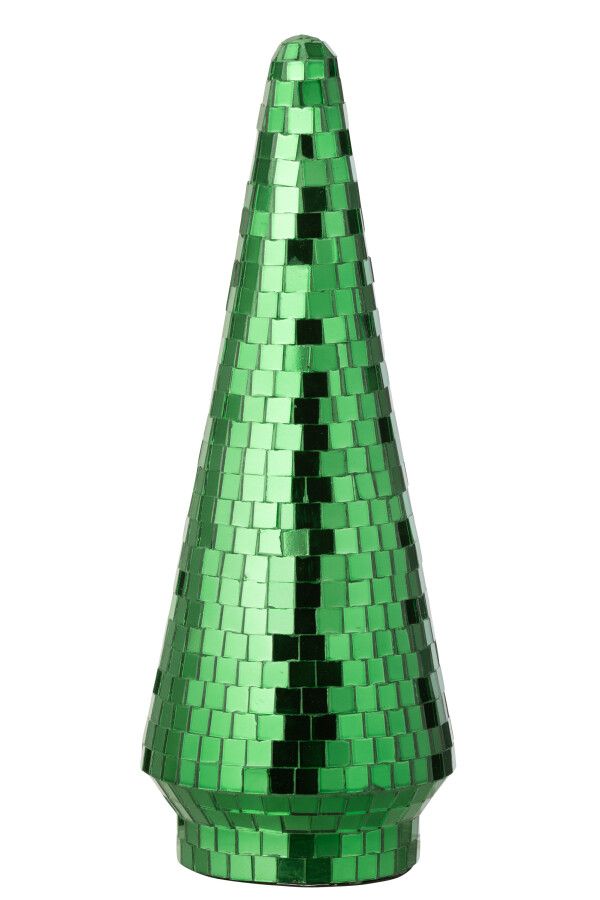 Boom Spiegel Glas Groen Large H 33 x B 12,5 x L 12,5 cm  (55160)