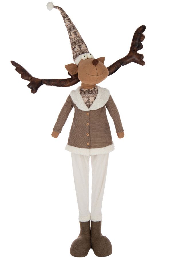 Rendier Telescopic Polyester Meerkleurig H 194 x B 32 x L 40 cm  (55299)