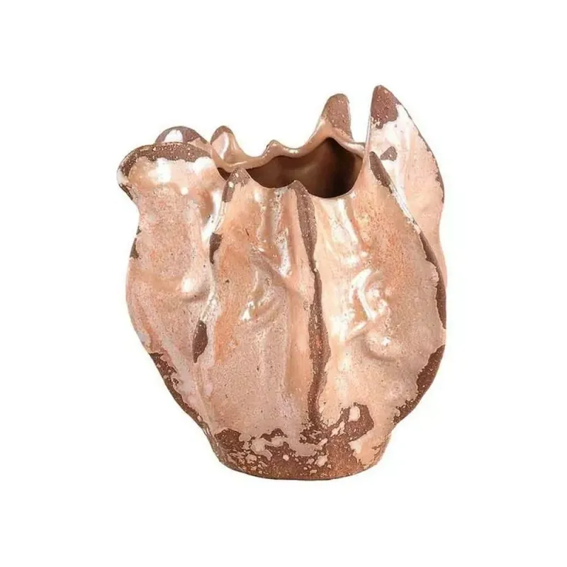 Vaas Shavon koperkleurig 28 cm