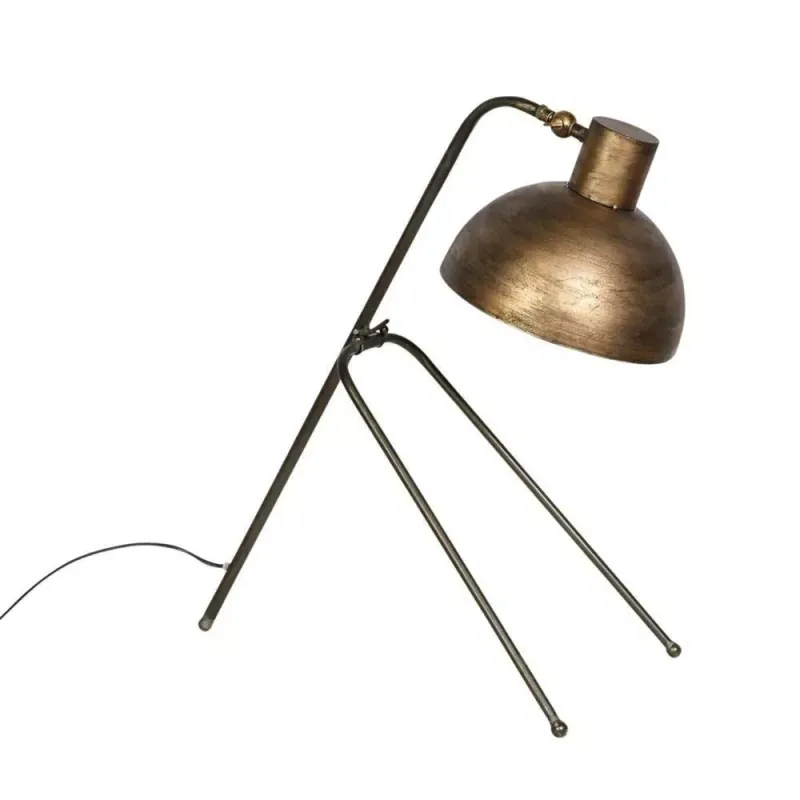 Lampe à poser Nyma couleur or 62 cm